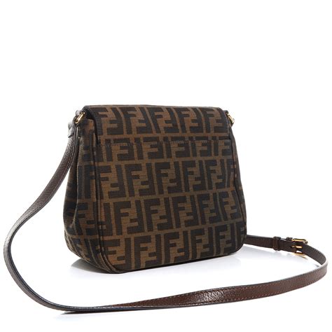 fendi zucca large crossbody bag